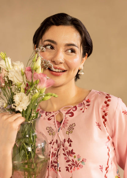 Summer Wear Poly Lawn Straight Cut Kurta Online in Dubai UAE Abudhabi Ajman Sharjah