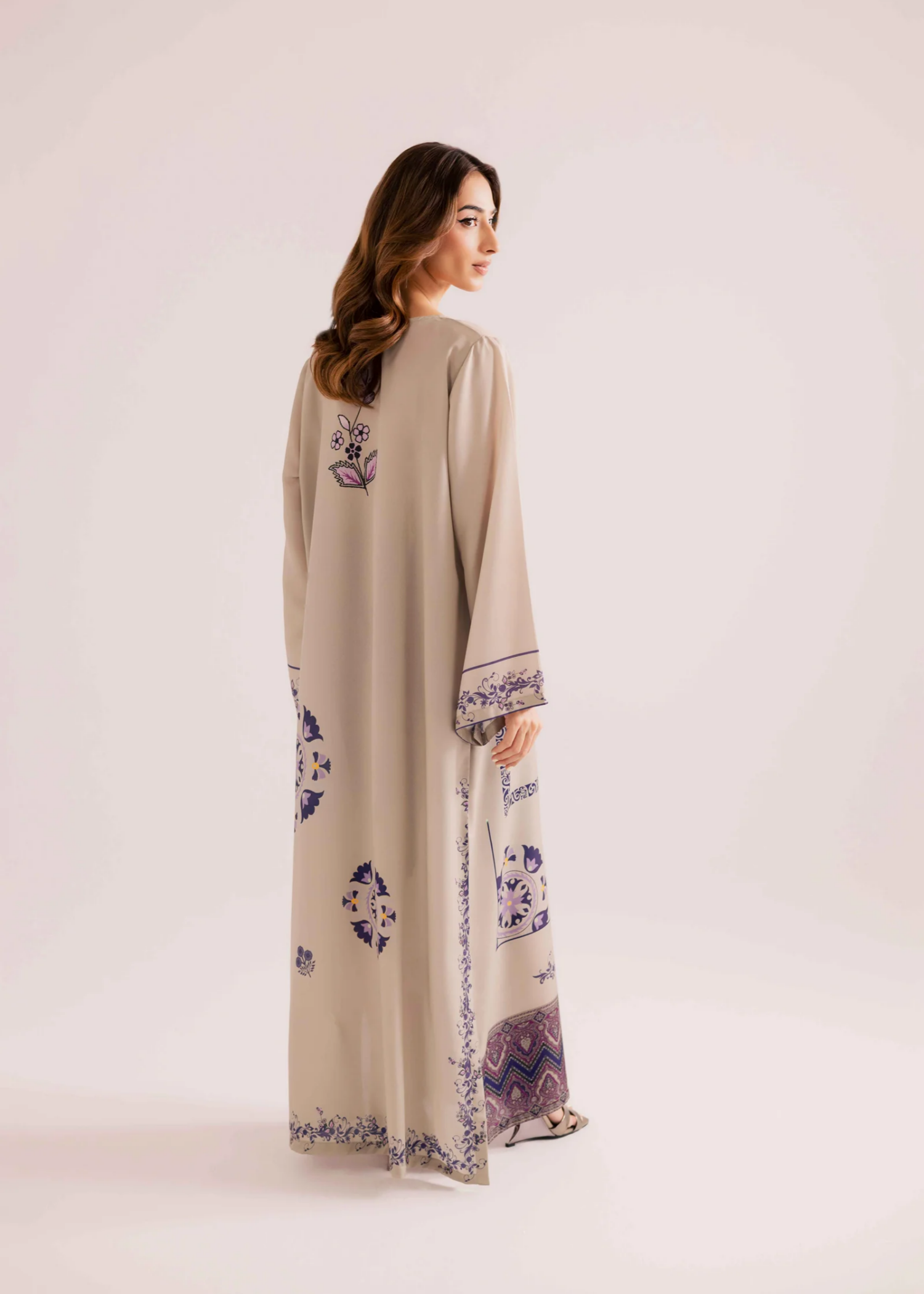 Summer Wear Raw Silk Kaftan for Women Online in UK USA Canada