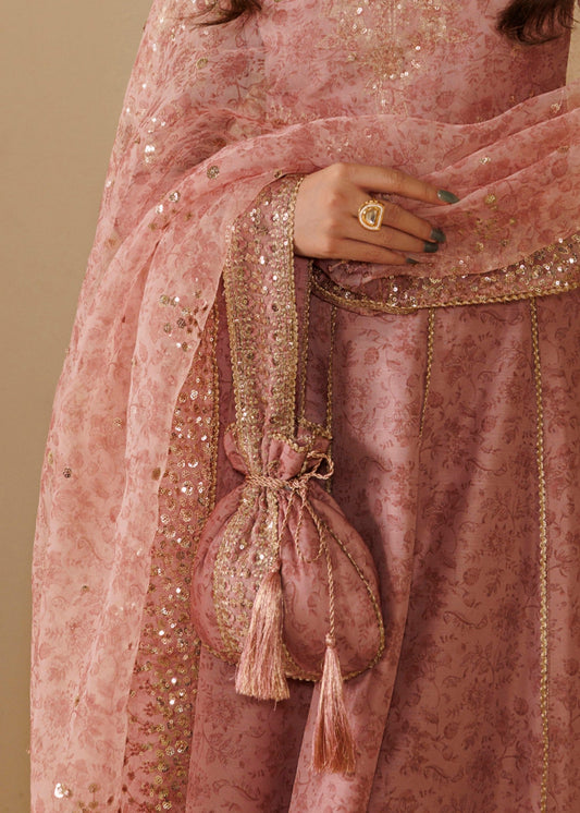Tea Rose Pink Leather Handbag Online in Dubai DXB UAE Abudhabi Meena Bazaar