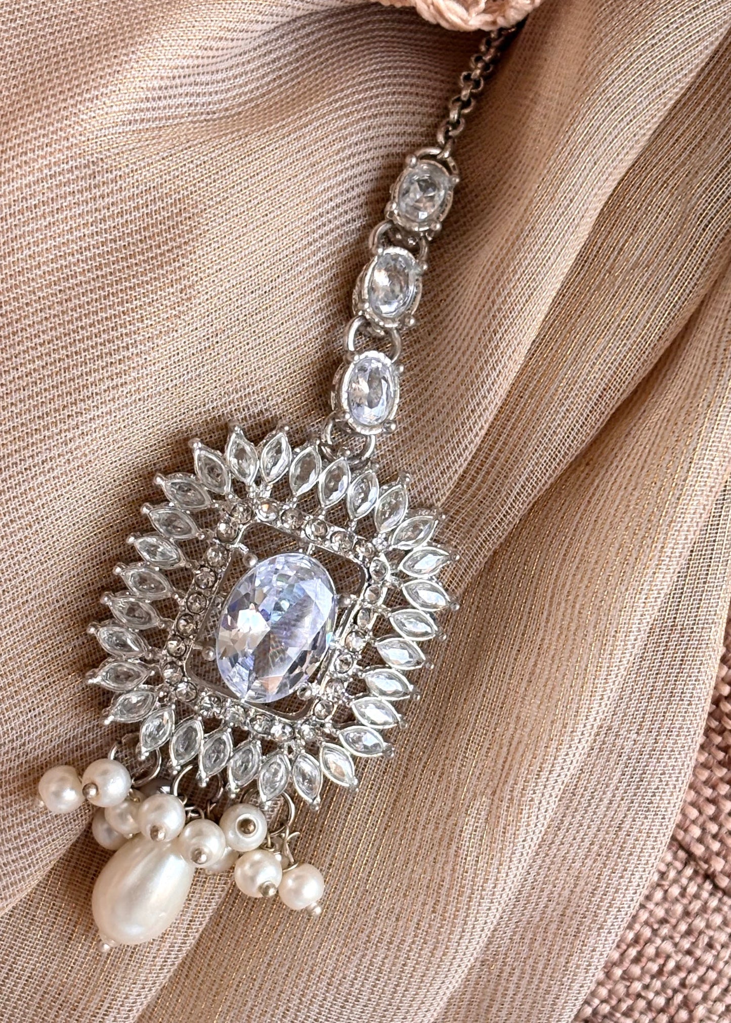 Timeless Silver Toned Choker Set Online in UK USA Canada