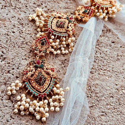 Traditional Desi Wedding Paranda Hair Accessory Online in KSA Riyadh Saudi Arabia Oman Bahrain Qatar