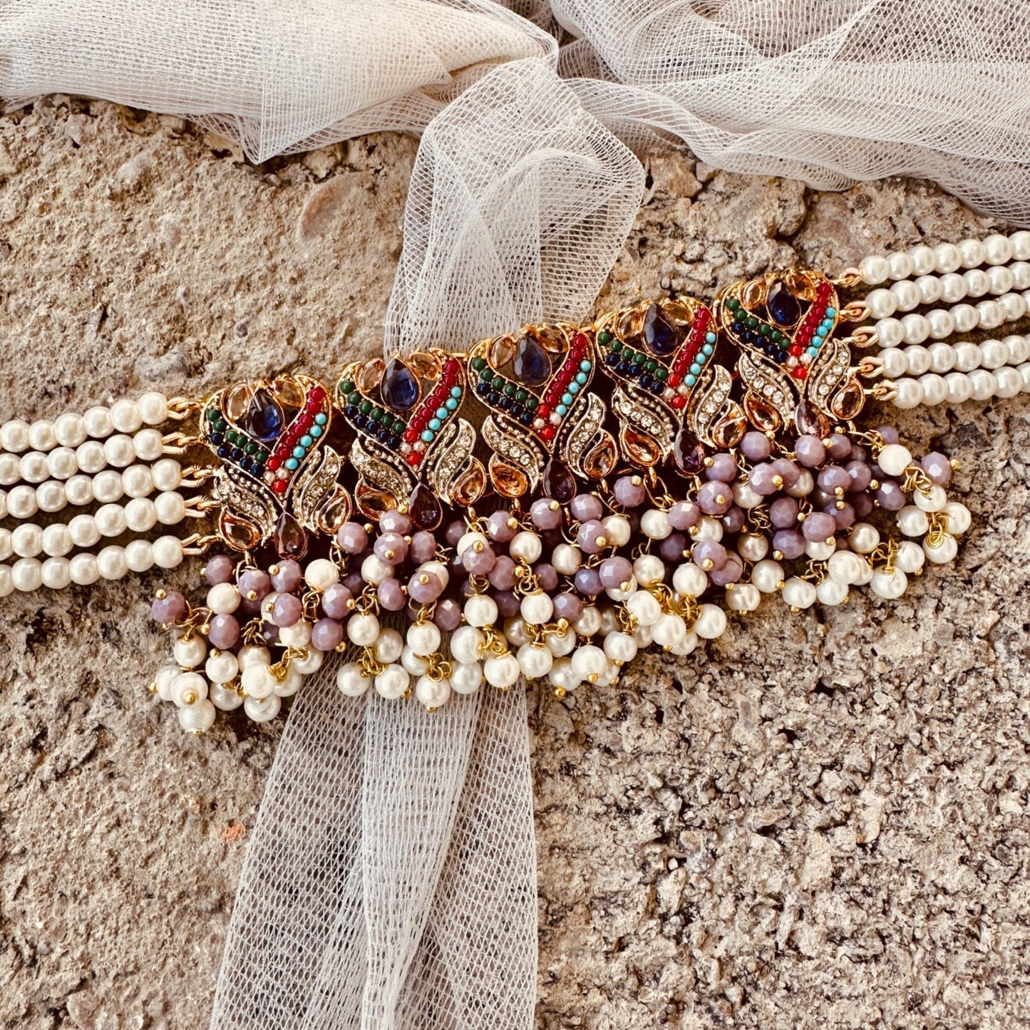 Traditional Naulakha Choker Jewellery Online in UK USA Canada