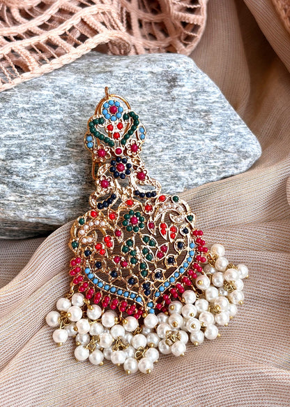 Traditional Nauratan Jewellery Set for Women Online in KSA Riyadh Saudi Arabia Oman Bahrain Qatar