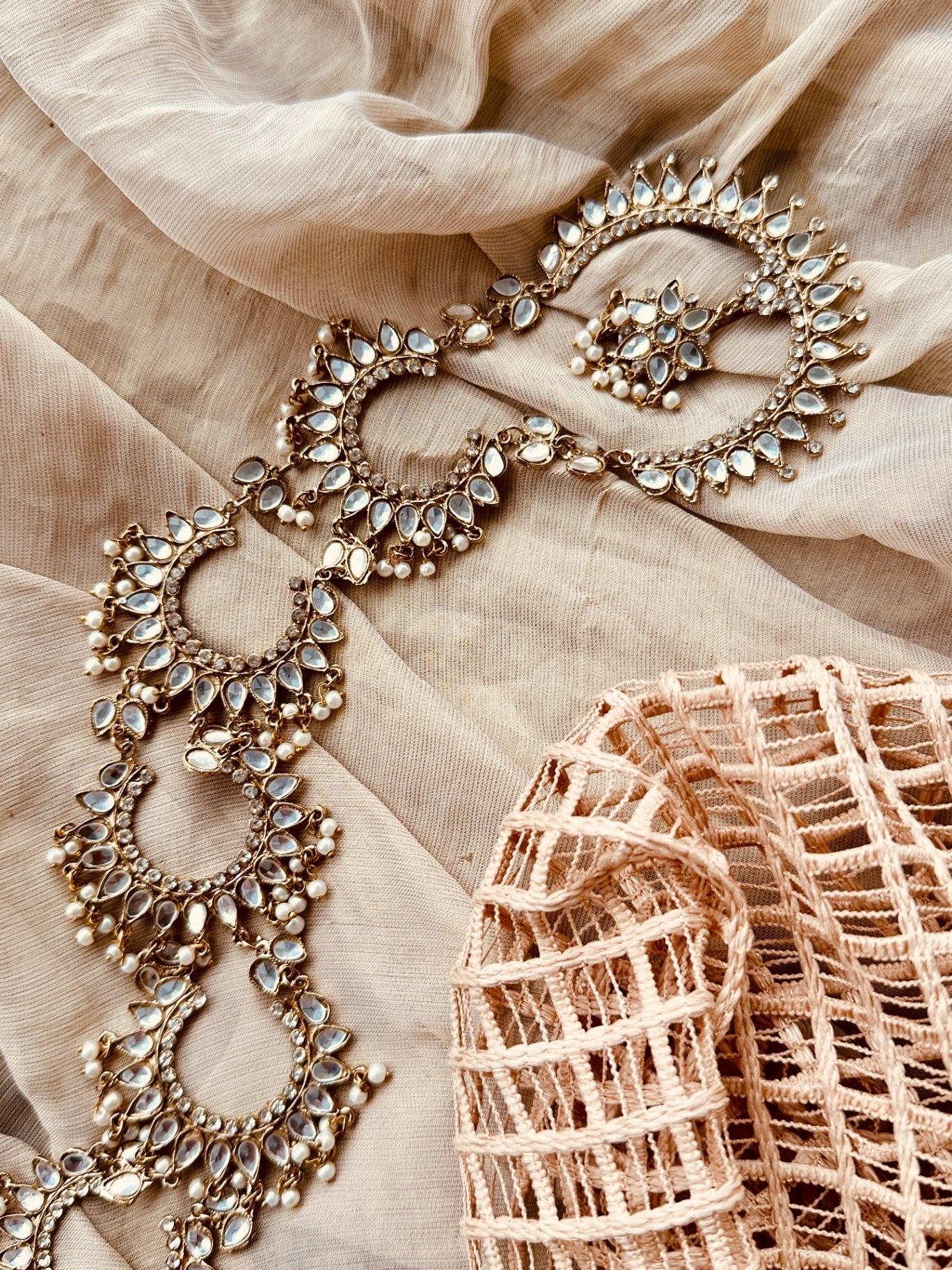 Traditional Wedding Hair Paranda Antique Finish Online in KSA Riyadh Saudi Arabia Oman Bahrain Qatar