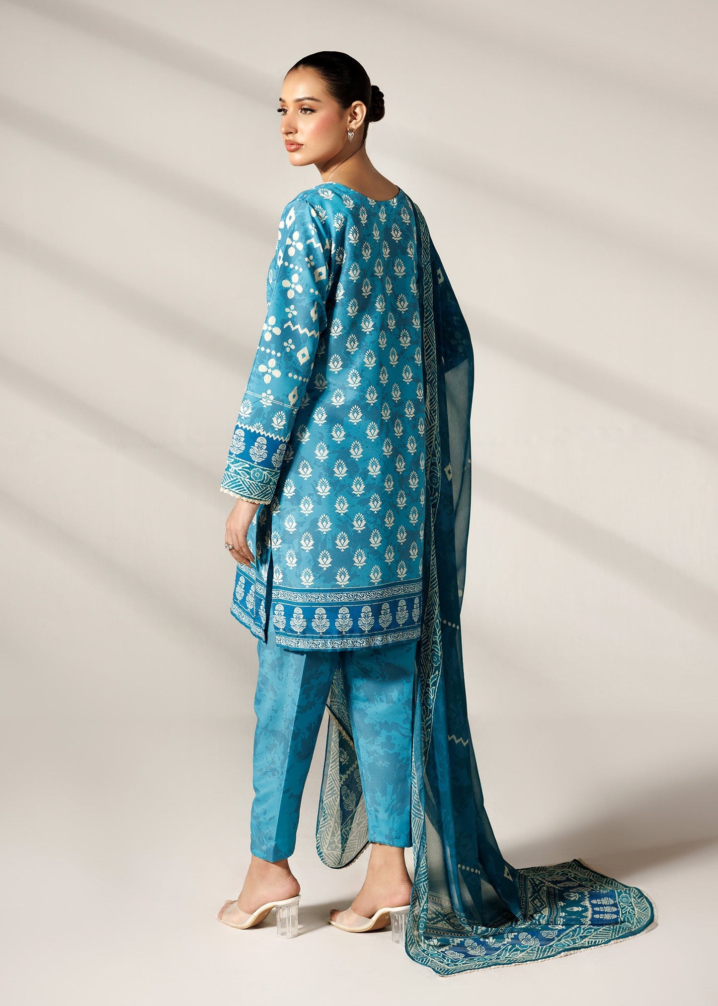 Trending Multi Printed Kurta Shalwar Suit Online in Sri Lanka India Australia