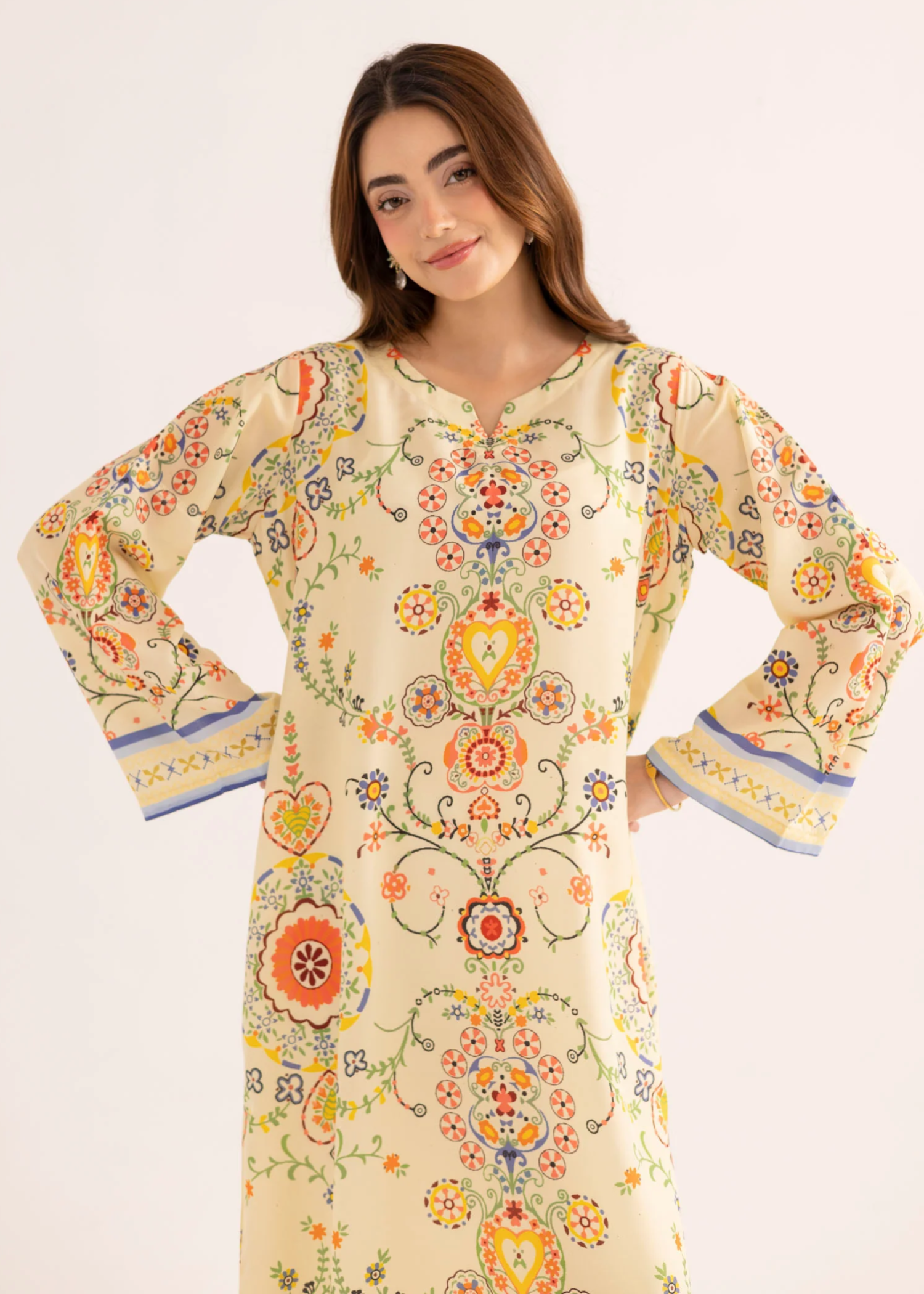 Trending Sublimation Print Kaftan Online in Dubai DXB UAE Abudhabi Meena Bazaar