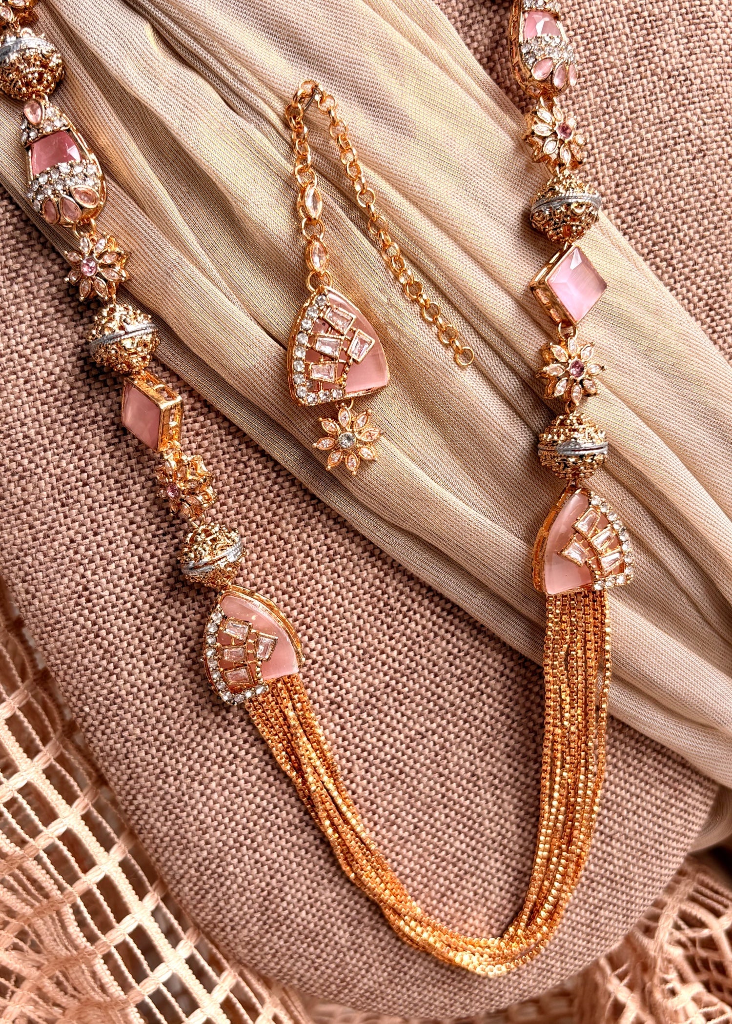 Turkish Malaa Earrings and Necklace Set Online in UK USA Canada