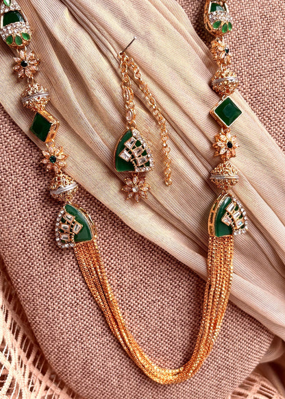 Turkish Malaa Earrings and Necklace Set Online in UK USA Canada