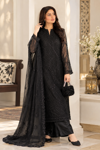 Ladies Black Silk Salwar Kameez Online in KSA Riyadh Saudi Arabia Oman Bahrain Qatar