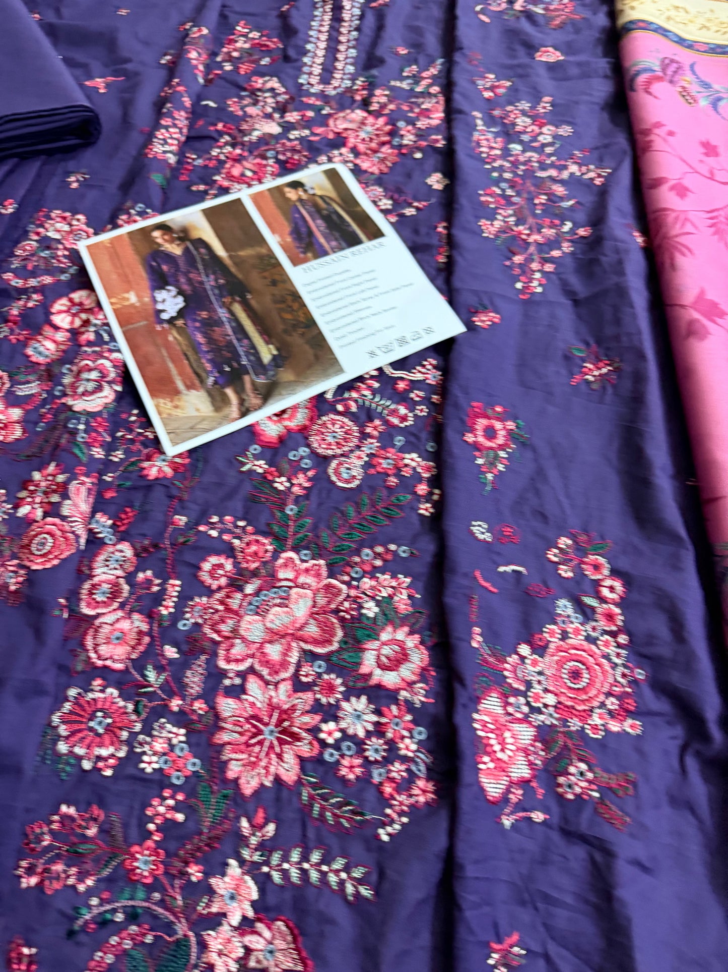 Unstitched Lawn Dress Material Online in Sri Lanka India Australia