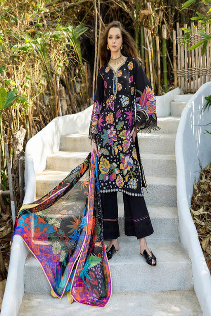 Unstitched Luxury Lawn Dress Material Online in Sri Lanka India Australia