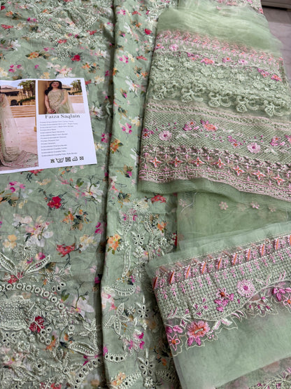Unstitched Multi Lawn Salwar Suit Online in Dubai UAE Abudhabi Ajman Sharjah