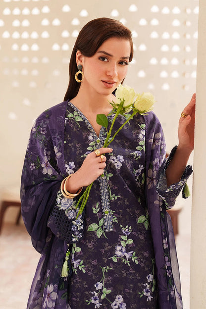 Unstitched Pakistani Printed Lawn Shalwar Kameez Online in KSA Riyadh Saudi Arabia Oman Bahrain Qatar