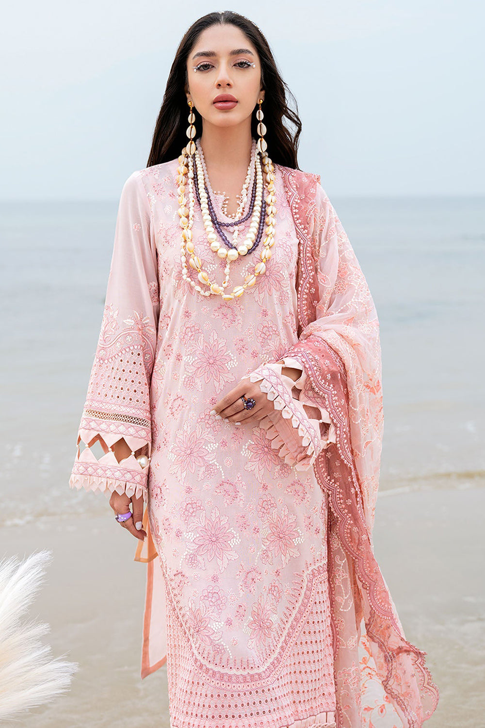 Pink Chikankari Lawn Suit