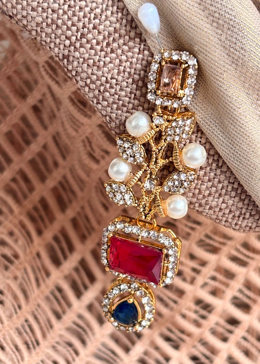 Vibrant Festive Wear Necklace Set Online in UK USA Canada