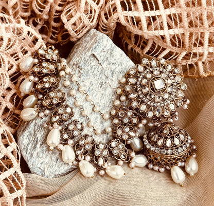Vintage Copper Jhumka Earrings for Women Online in KSA Riyadh Saudi Arabia Oman Bahrain Qatar