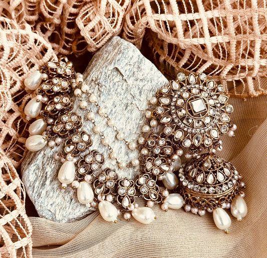 Vintage Copper Jhumka Earrings for Women Online in KSA Riyadh Saudi Arabia Oman Bahrain Qatar