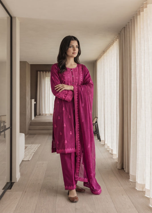 Violet Red Readymade Kurta Set Online in Dubai DXB UAE Abudhabi Meena Bazaar