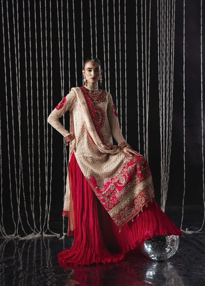Wedding Guest Wear Light Pink Chiffon Sharara Online in Sri Lanka India Australia