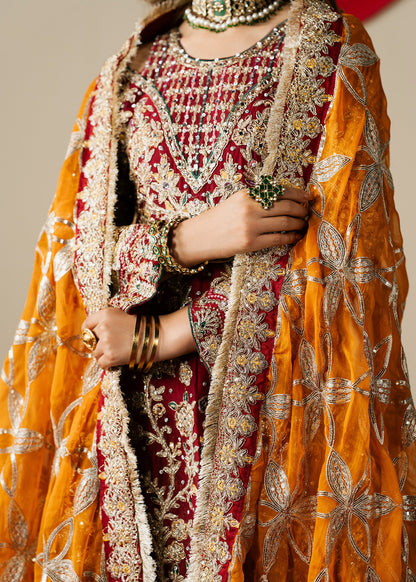 Wedding Guest Wear Maroon Embroidered Chiffon Suit Online in Sri Lanka India Australia