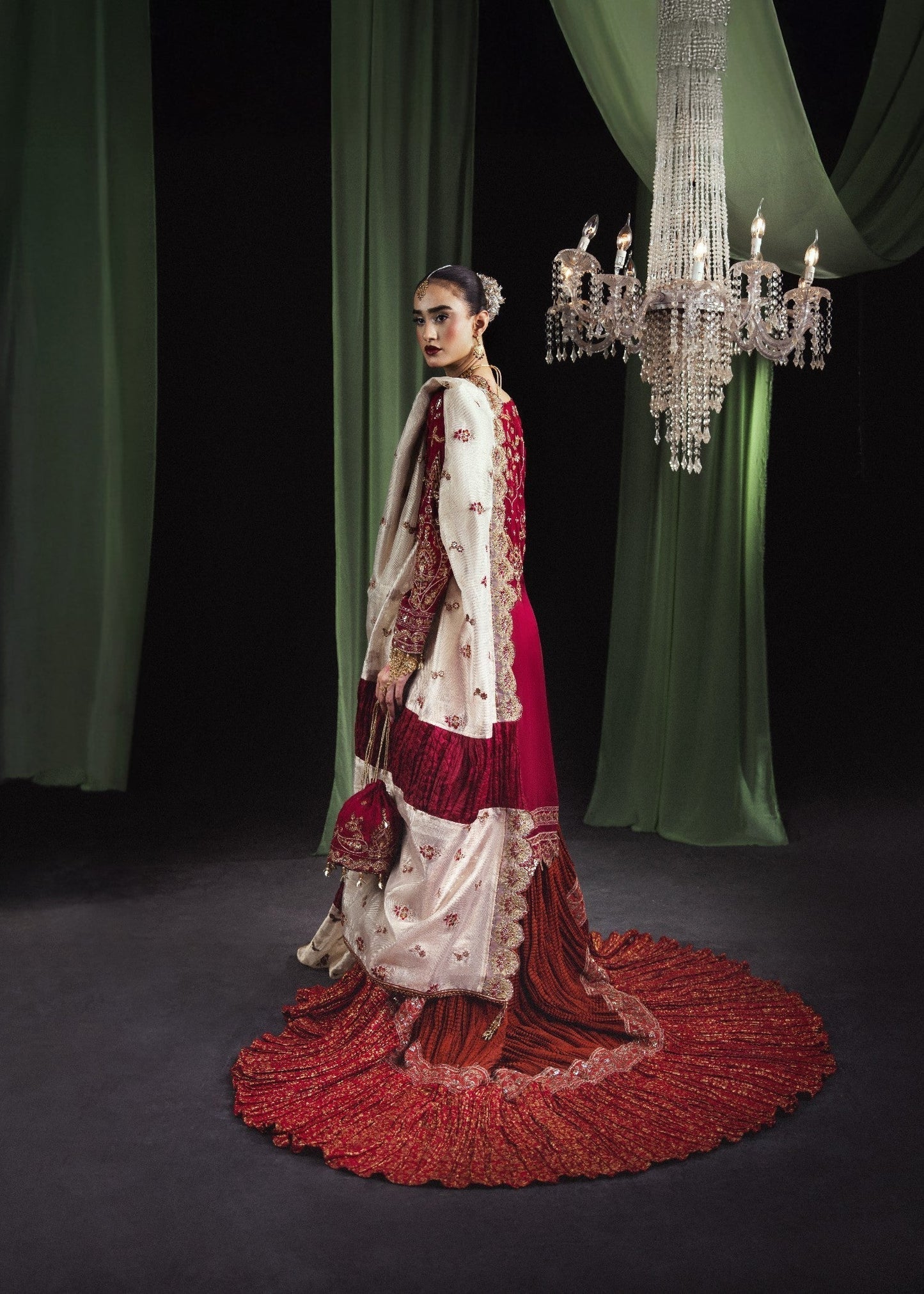 Wedding Guest Wear Maroon Tussar Silk Lehenga Suit Online in Sri Lanka India Australia