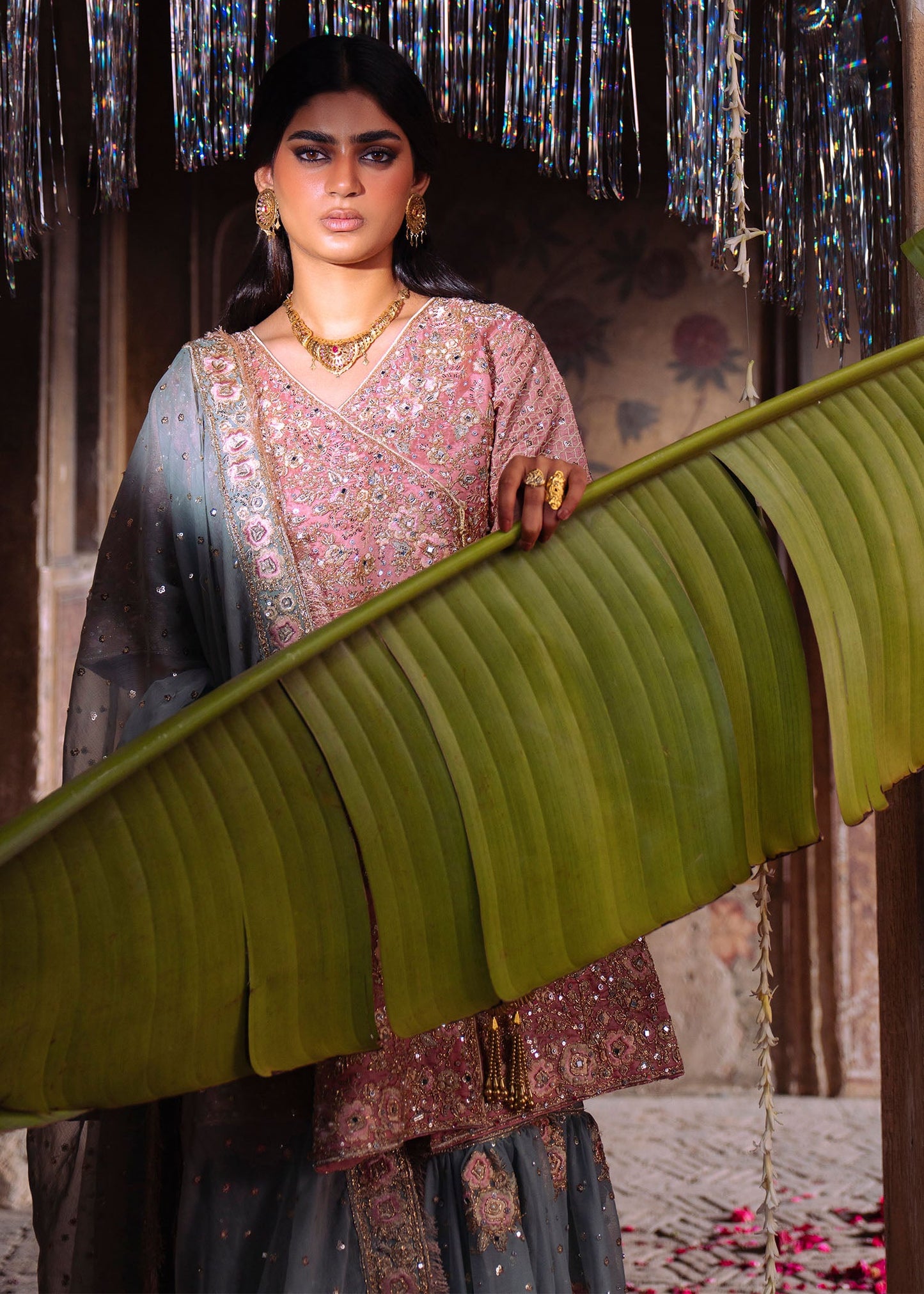 Wedding Guest Wear Rose Pink Charmuse Suit Online in Sri Lanka India Australia