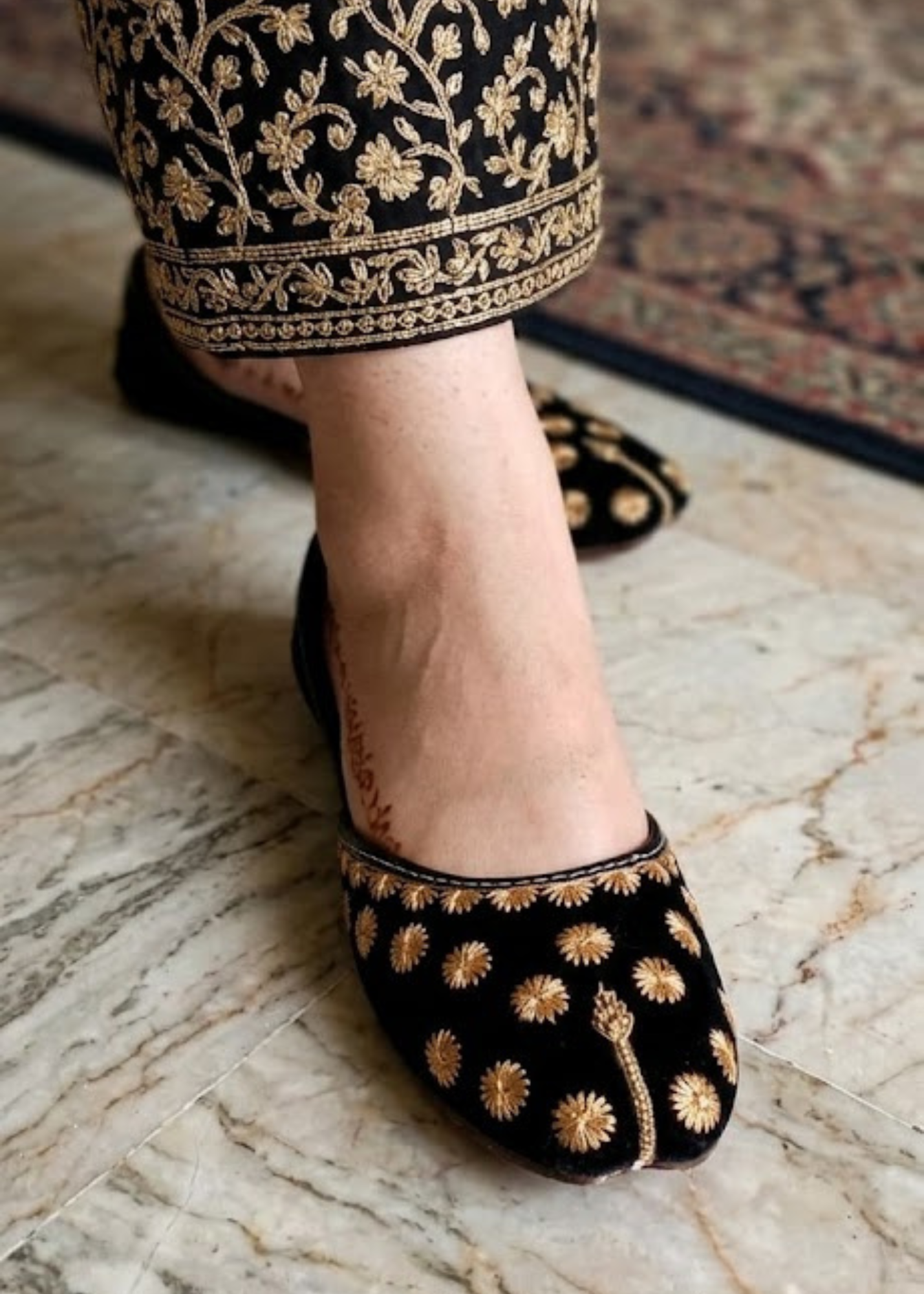 Wedding Velvet Khussa Shoes for Women Online in Sri Lanka India Australia