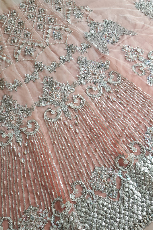 Dual-Toned Pink Bridal Maxi