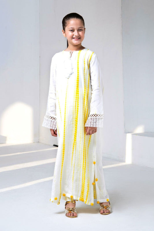 White Embellished Raw Silk Kurta Set Online in Dubai UAE Abudhabi Ajman Sharjah