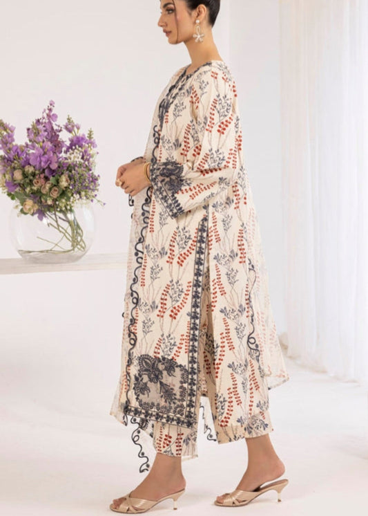 White Silk Straight Trouser Kurta Suit Online in Dubai DXB UAE Abudhabi Meena Bazaar