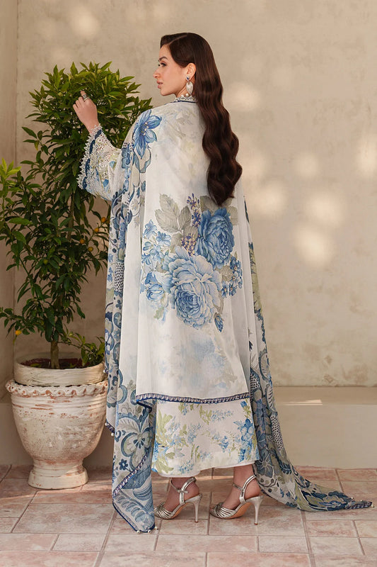 White Swiss Lawn Dress Material Online in UK USA Canada
