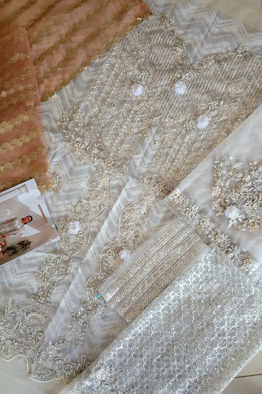 White Handmade Bridal Suit