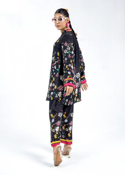 Wide Leg Culottes Raw Silk Co-Ord Online in Dubai UAE Abudhabi Ajman Sharjah