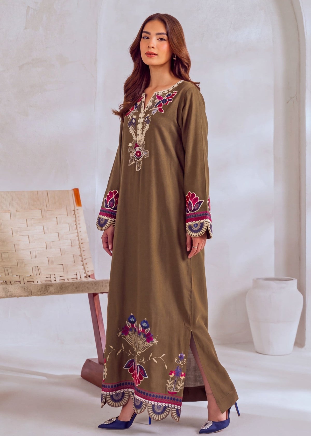 Winter Special Dhanak Kaftan Online in Dubai UAE Abudhabi Ajman Sharjah