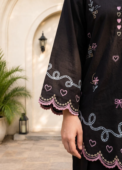 Winter Wear Black Linen Farshi Shalwar Online in Sri Lanka India Australia