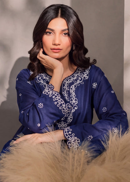 Winter Wear Embroidered Dhanak Kurta Set Online in Dubai UAE Abudhabi Ajman Sharjah