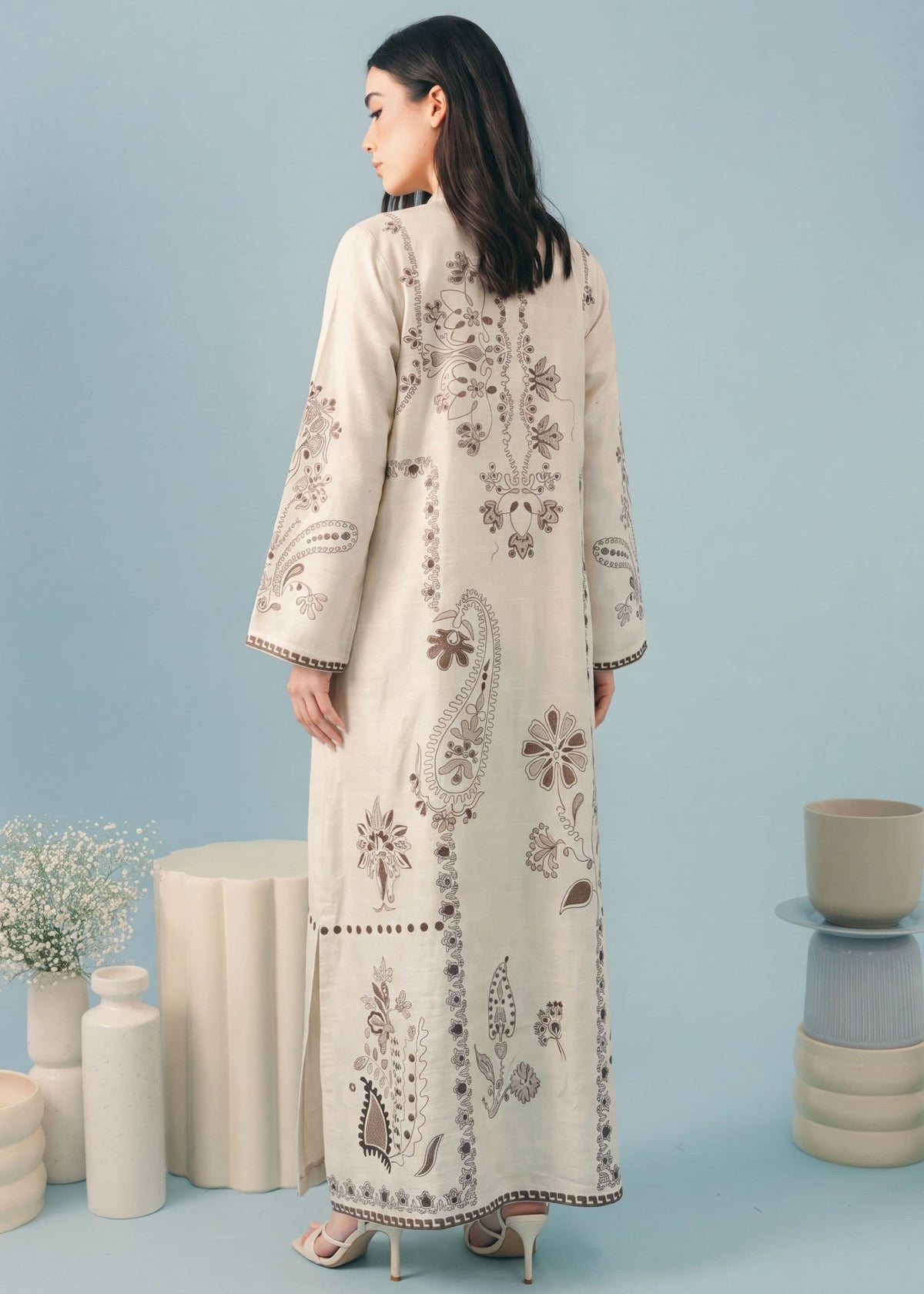 Winter Wear Khaddar Kaftan Online in KSA Riyadh Saudi Arabia Oman Bahrain Qatar