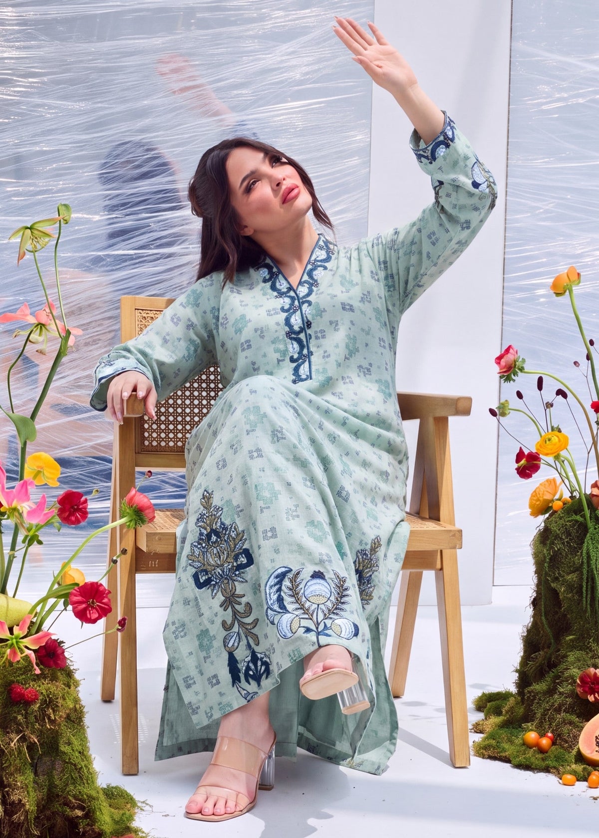 Winter Wear Khaddar Kaftan Online in KSA Riyadh Saudi Arabia Oman Bahrain Qatar
