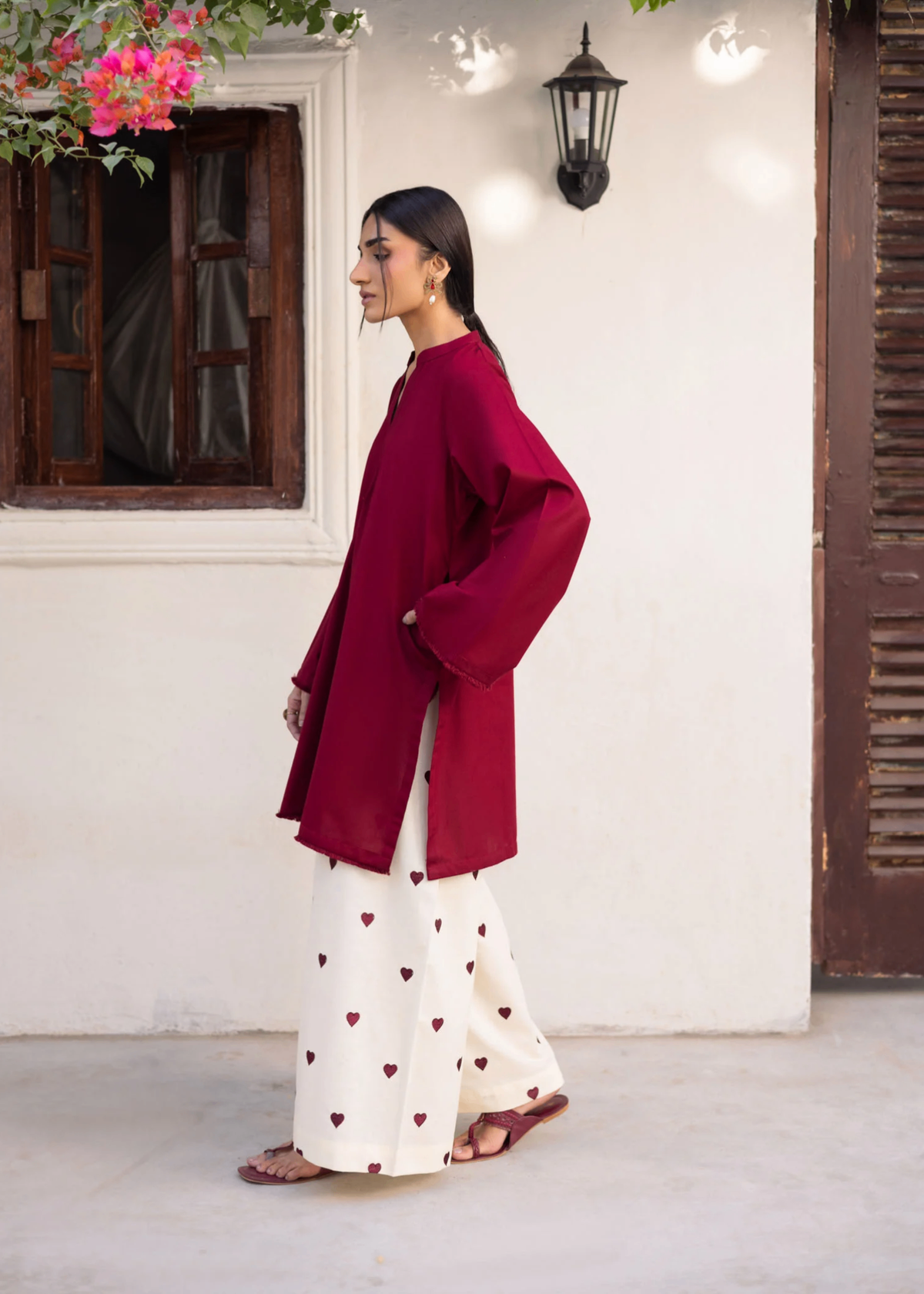 Winter Wear Khaddar Kurta Set for Ladies Online in KSA Riyadh Saudi Arabia Oman Bahrain Qatar