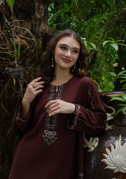 Winter Wear Khaddar Kurta Set for Women Online in KSA Riyadh Saudi Arabia Oman Bahrain Qatar