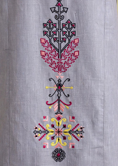 Winter Wear Khaddar Kurta Set with Plazzo Online in KSA Riyadh Saudi Arabia Oman Bahrain Qatar