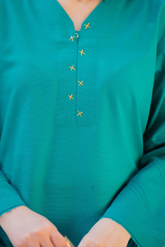 Teal Blue Co-ord Set