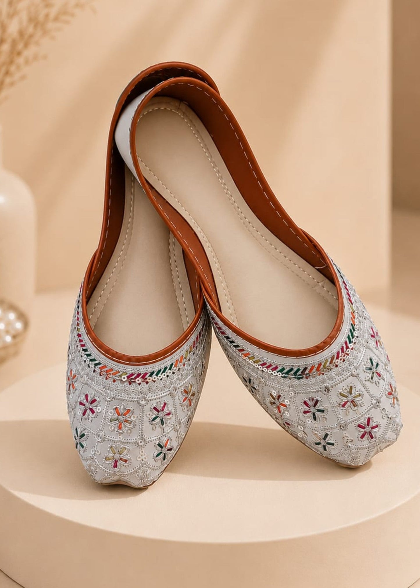 Women's Frost Khussa Wedding Shoes Online in UK USA Canada