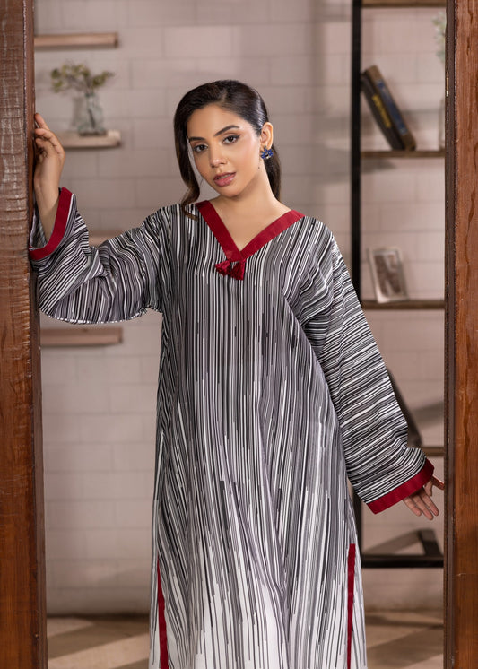 Women's Printed Poly Lawn Kurta Pajama Online in Sri Lanka India Australia