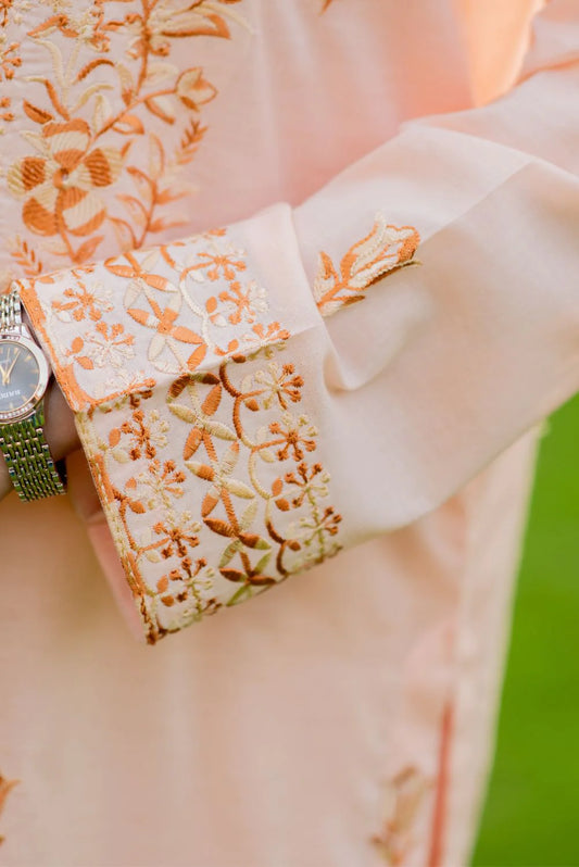 Pastel Rose Kurta with Straight Pants