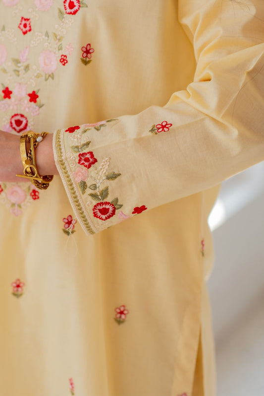 Embroidered Lawn Kurta Set