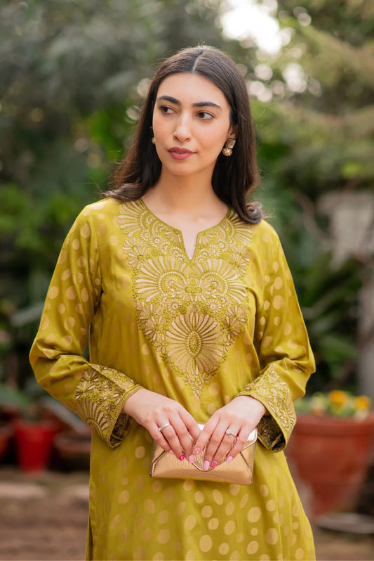 Summer Kurta with Straight Pants