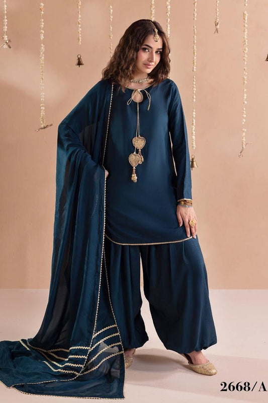 Zinc Embroidered Raw Silk Salwar Kameez Online in Dubai UAE Abudhabi Ajman Sharjah