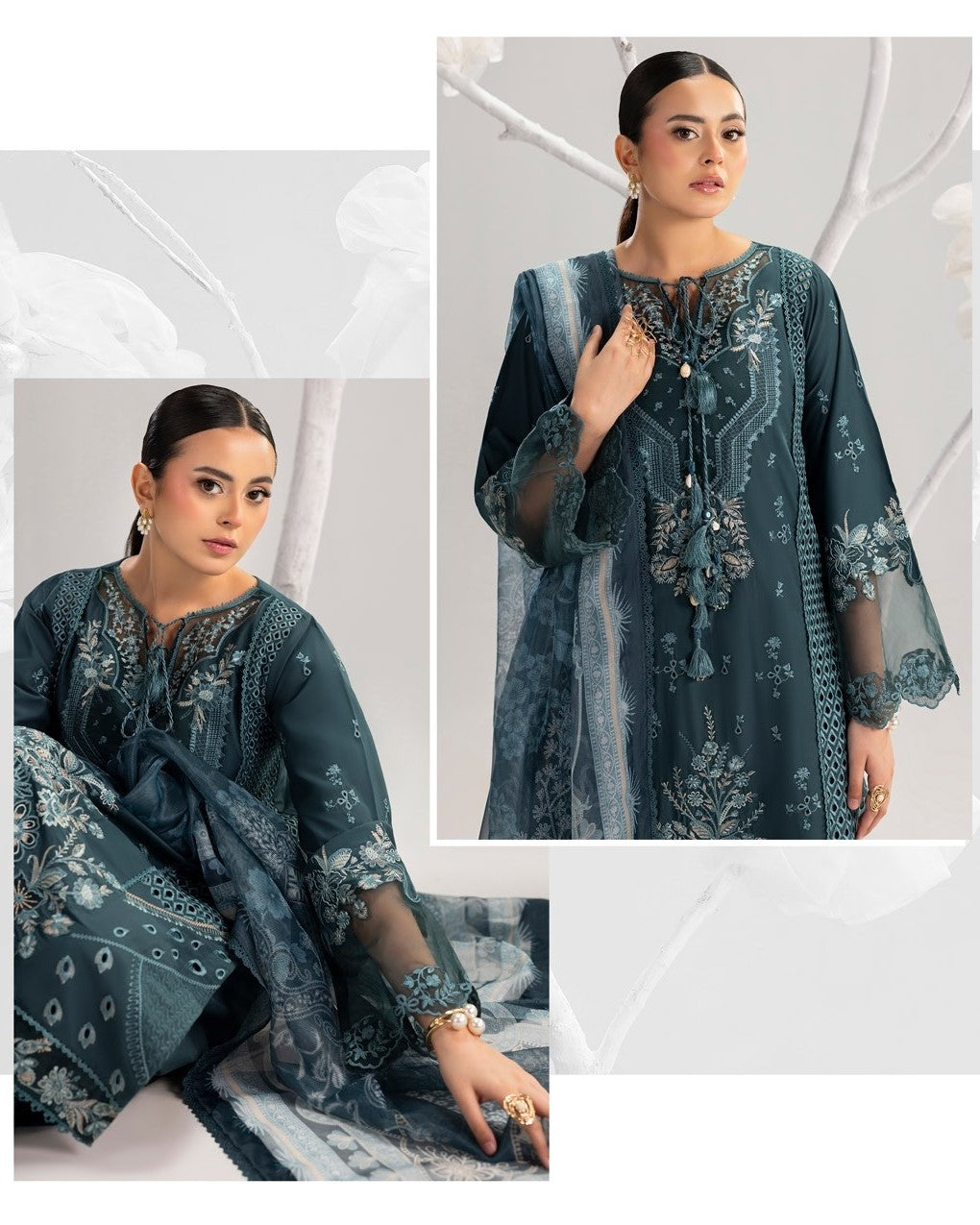 Zinc Lawn Ready to Wear Pakistani Suit Online in Dubai DXB UAE Abudhabi Meena Bazaar