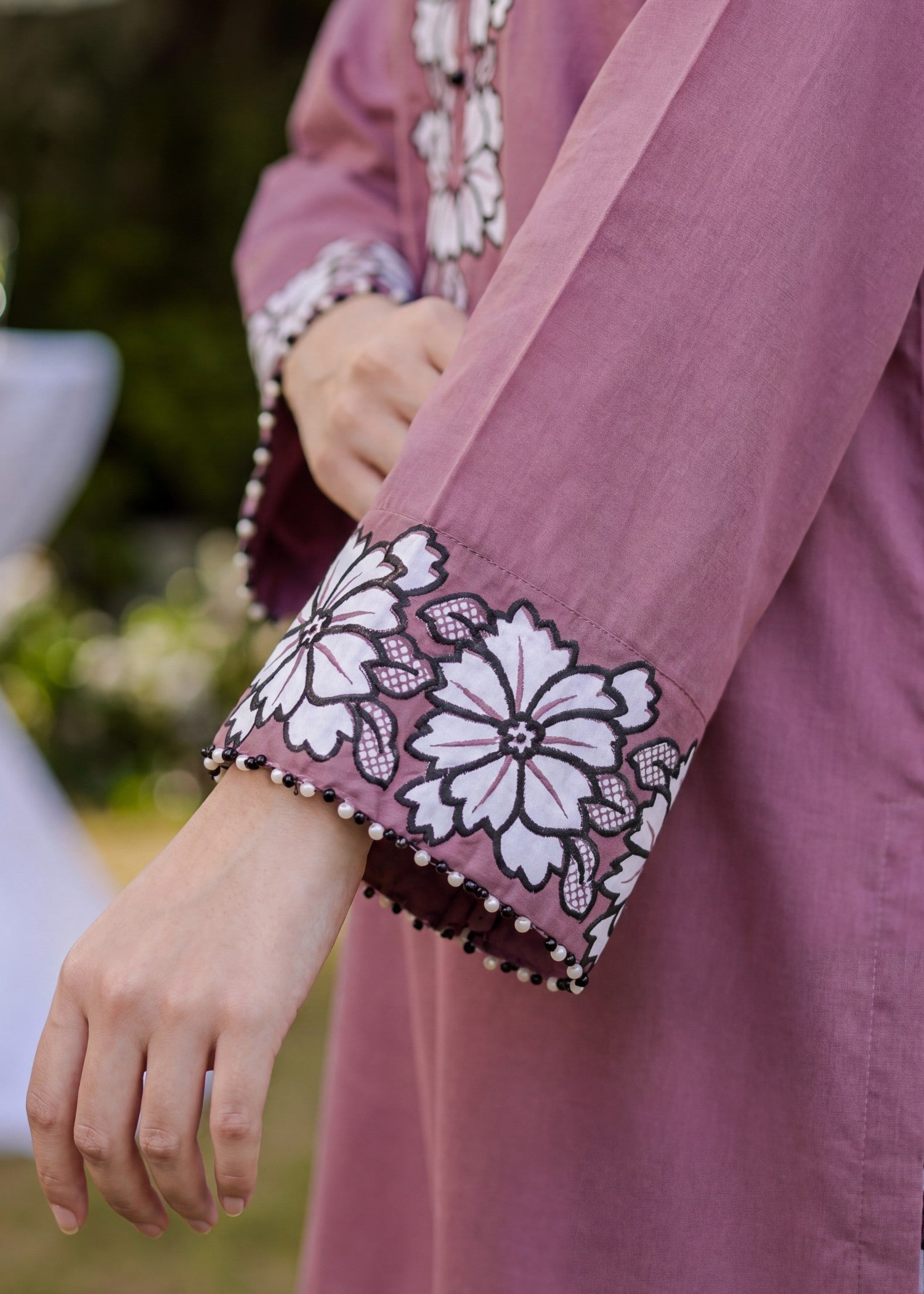 Zinnia Pink Embellished Straight Cut Kurta Online in Dubai DXB UAE Abudhabi Meena Bazaar